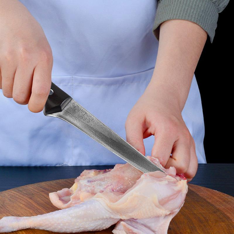67 Layer Damascus Steel Kitchen Knives Boning Slicing Chef Knife Meat Cleaver Full Tang Wood Handle Sushi Knife Cooking Tools
