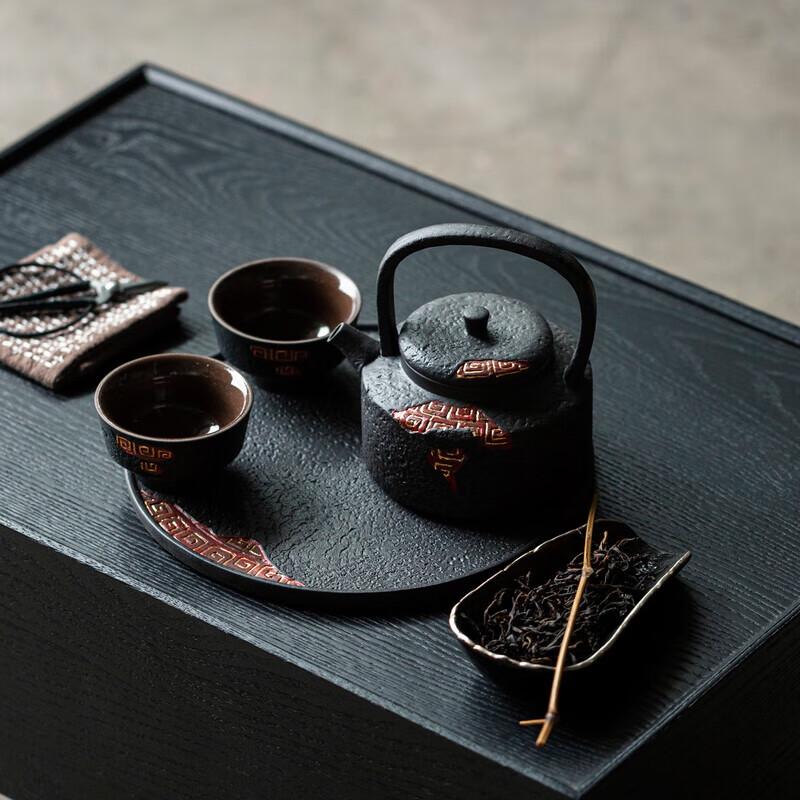 Su-Style Classical Ceramic Kung Fu Tea Set