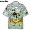 Cute Bear 3D Print Hawaiian Beach Shirts Men Women Casual Fashion Streetwear Short Sleeve Shirt Blouse Harajuku Man Clothing