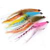 Vibrant Feathered Streamer Fly Fishing Lure with 3D Eyes & Natural Chicken Feathers