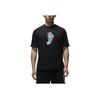 Jordan Printed Round Neck Casual Short Sleeve T-Shirt Men Tops Black FN5349-010