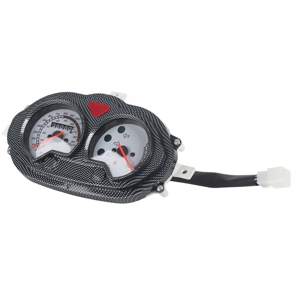 Universal Vintage Style Motorcycle Scooter Speedometer Plastic Dash Instrument for Motorcycles Scooter