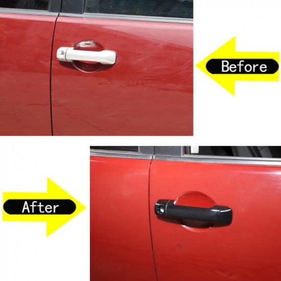 Für Toyota FJ Cruiser 2007- Glänzende Schwarze Außen-Seiten-Türgriffabdeckung