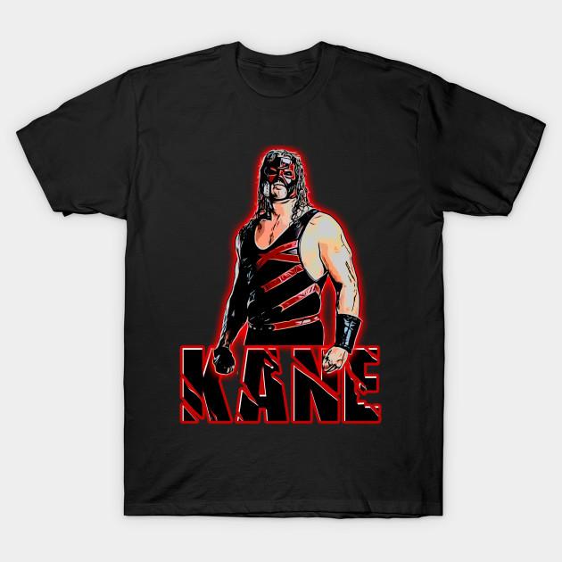 

Men Black Print T-shirt Kane No-Cut Transfer Paper Print Cotton Tshirt 3XL чёрный