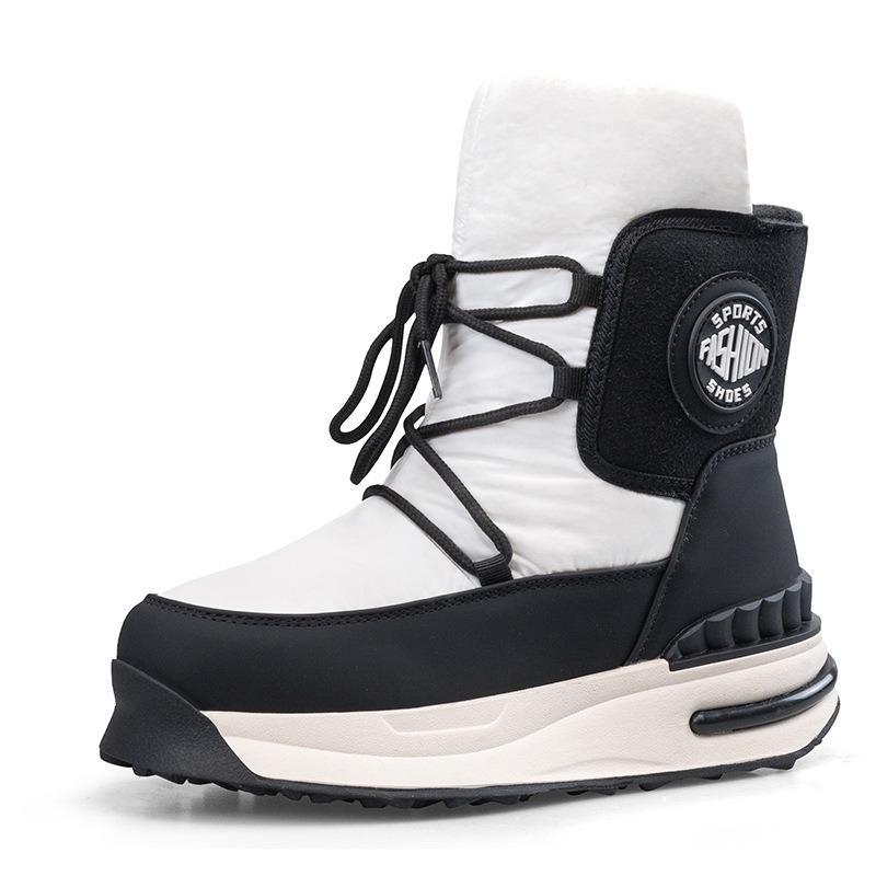 

Модные Удобные Нескользящие Водонепроницаемые Дизайнерские Ботильоны для Женщин Модные Пушистые Толстоподошвенные Зимние Теплые Снежные Ботинки Боты для Женщин 41