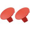2 Pack Spool Cap Fits Line Protection For BOSCH AFS 23 37 Strimmer Grass Cutter Lawn Mover Replacement Number F016F04841 ABS
