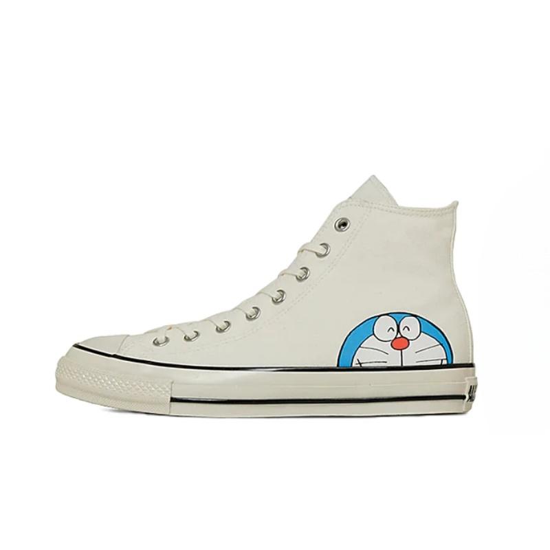 Doraemon X Converse Chuck Taylor All Star Aged FP High 55th Anniversary Pack - Off White Unisex Sneakers Cream 31315001