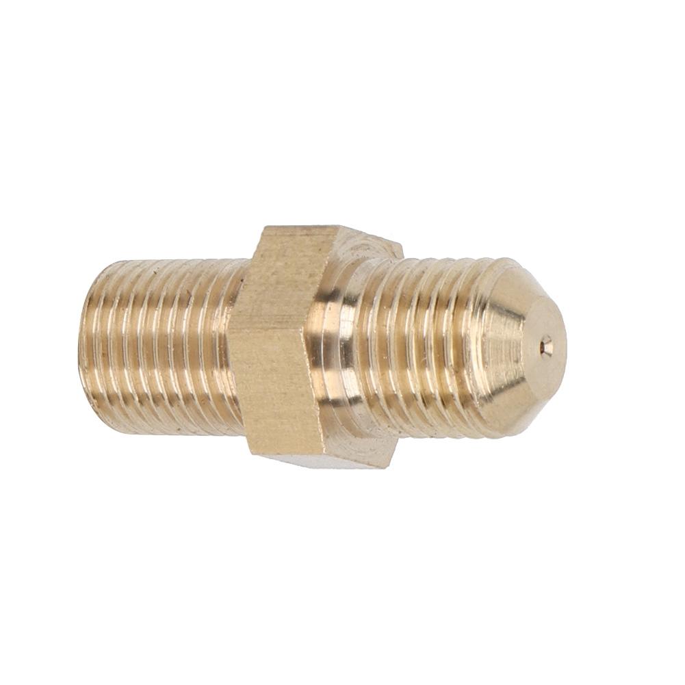 4AN Oil Inlet Feed Adapter with 1.0mm Restrictor for GT28 GT30 GT35R Ball Bearing Turbo