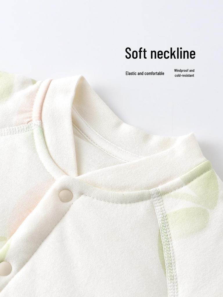 Thickened Quilted Baby Autumn/Winter Underwear Set - Warm, Class A Children's Clothes & Trousers, 120g