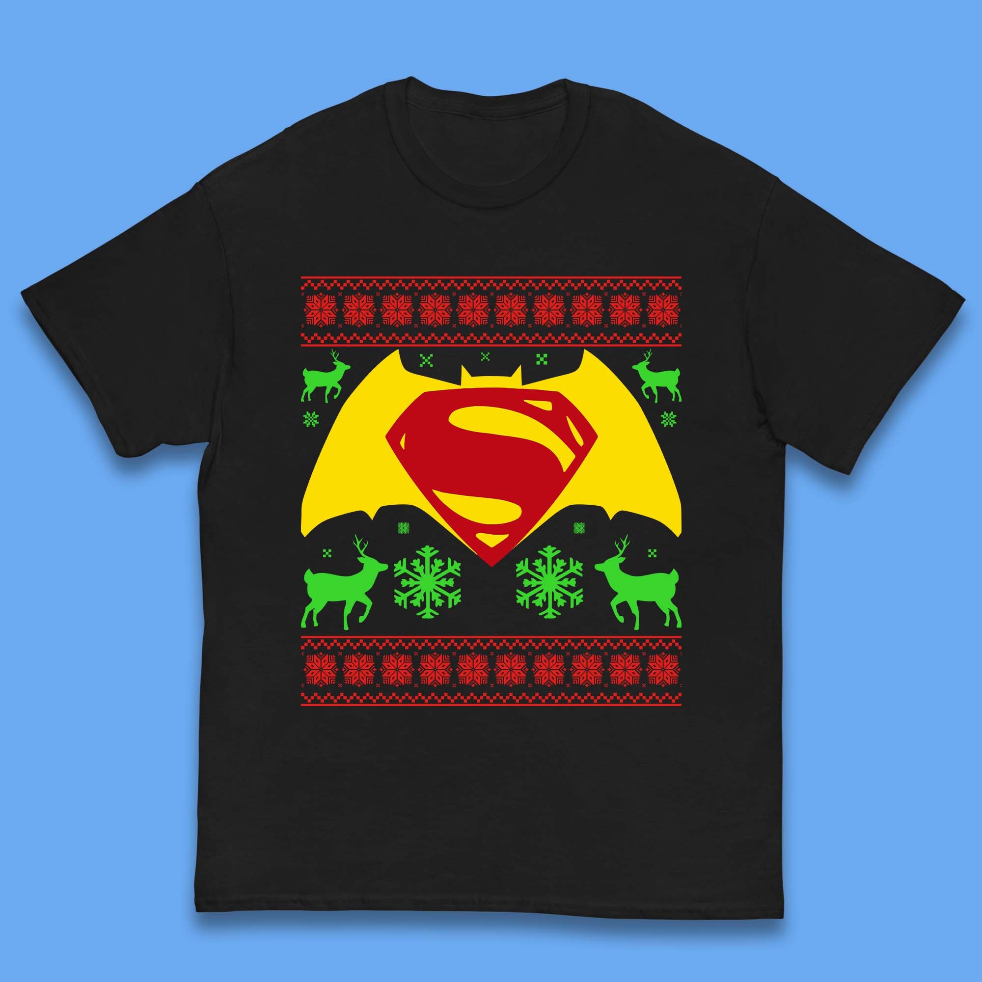 Batman V Superman Christmas Kids T-Shirt 130