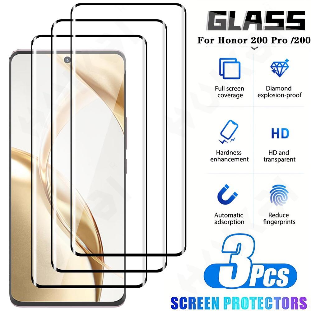3 buc Sticlă Securizată Pentru Huawei Honor 200 100 Pro Lite X9A X9B Magic 6 Pro Lite Curbată Protector Ecran Complet Acoperire