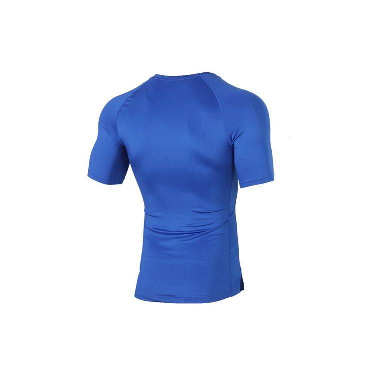 Nike Pro Heren Dri-Fit Strakke Trainings Top met Korte Mouwen BV5632-480