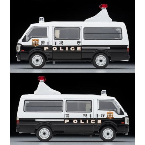 Tomytec Tomica Limited Vintage Neo 1/64 Scale LV-N309a Mazda Bongo Brawny Van with Directional Sign, Metropolitan Police Department, Finished Model