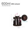 Glass Airtight Canister Kitchen Storage Bottles Jar Sealed Container Tea Coffee Beans Grains Candy Jar With Exhaust Coffee Lover
