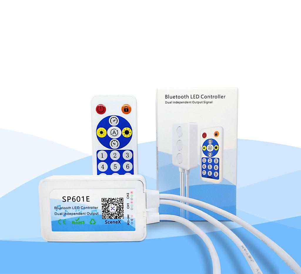 SP Controller RGBIC Light Strip with Bluetooth, WiFi, and Music App (Models 105/06/07/08/110E)