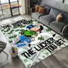 3D Rich Man Game Monopoly Dollar Cartoon Carpet Rug for Living Room Bedroom Home Sofa Decoration,Kid Area Rug Non-slip Floor Mat