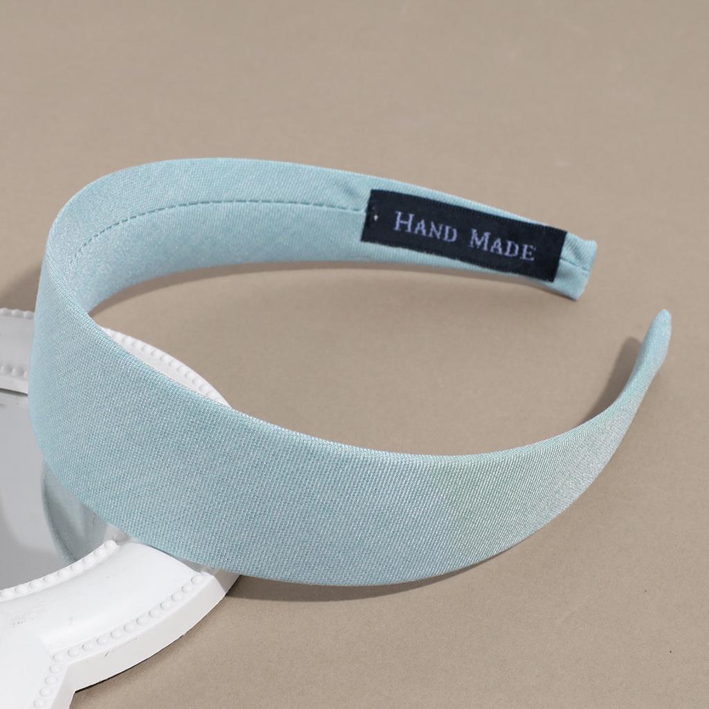 Wide edge satin headband plastic candy colored fashionable women's face wash headband hair accessory