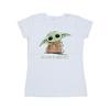 STAR WARS Womens/Ladies The Mandalorian Grogu Snacks Meme Cotton T-Shirt