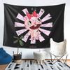 Giggles Japanese Happy Tree Friends Tapestry Wall Hanging Aesthetic Home Decor Tapestries for Living Room Bedroom