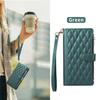 Crossbody Leather Necklace Rope Zipper Wallet Phone Case for Samsung S25 20 S24 S23 Ultra S22 S21 FE S20 Plus 10 Pro Cover