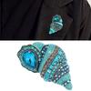 Multipurpose Fun Rhinestones Conch Brooch Elegant Designs Portable Fashion Accessory for Performers Daily Outfits