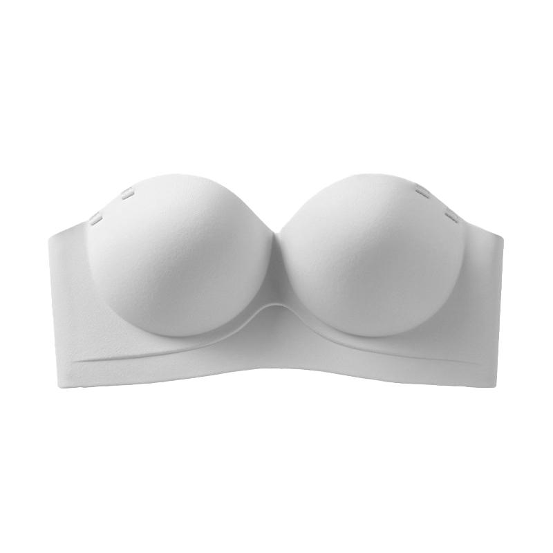 Push Up Strapless Bra for Women Sexy Underwear Wireless Bralette Thick Cup Brassiere Cross Beauty Back Bras Ladies Lingerie