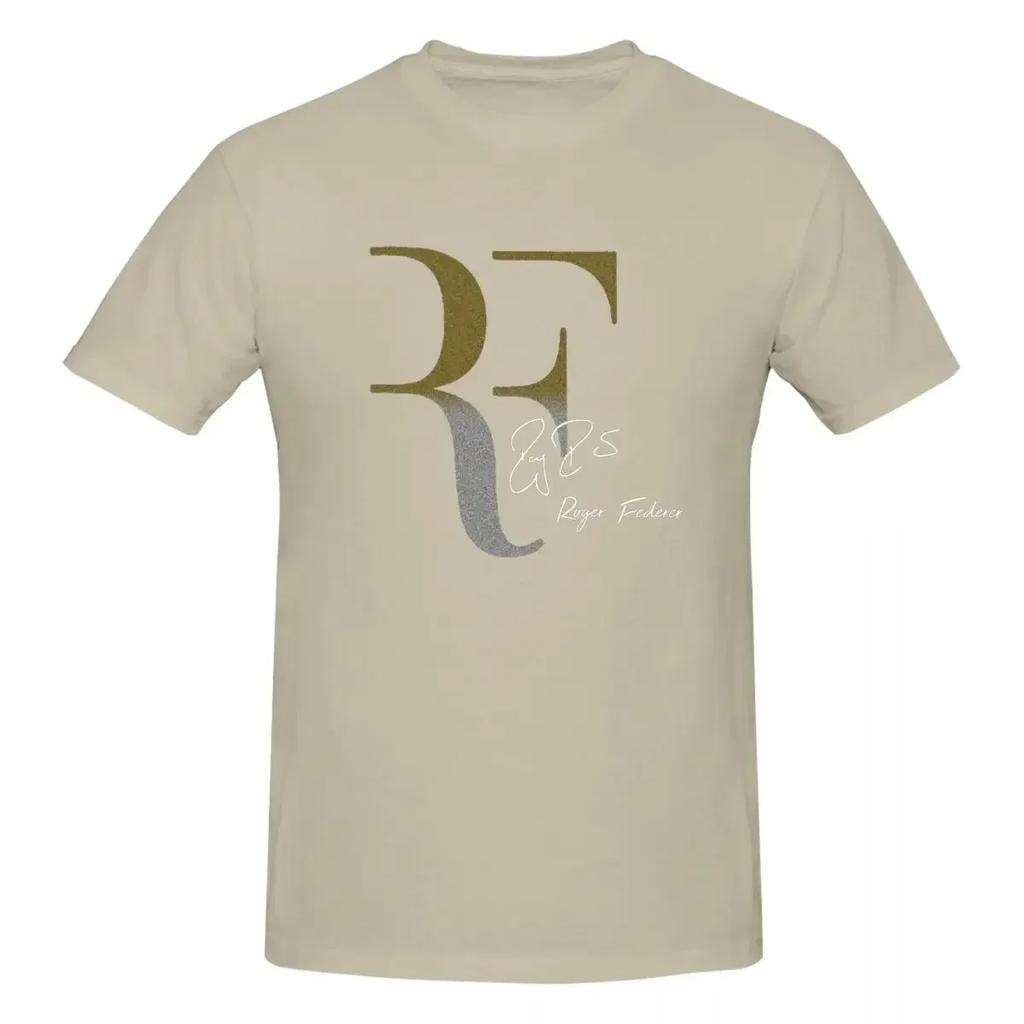 Roger Federer 100 Βαμβακερό T-shirt Ανδρική Μόδα T-shirts Unisex Στρογγυλή Λαιμόκοψη Κοντομάνικο S6xl
