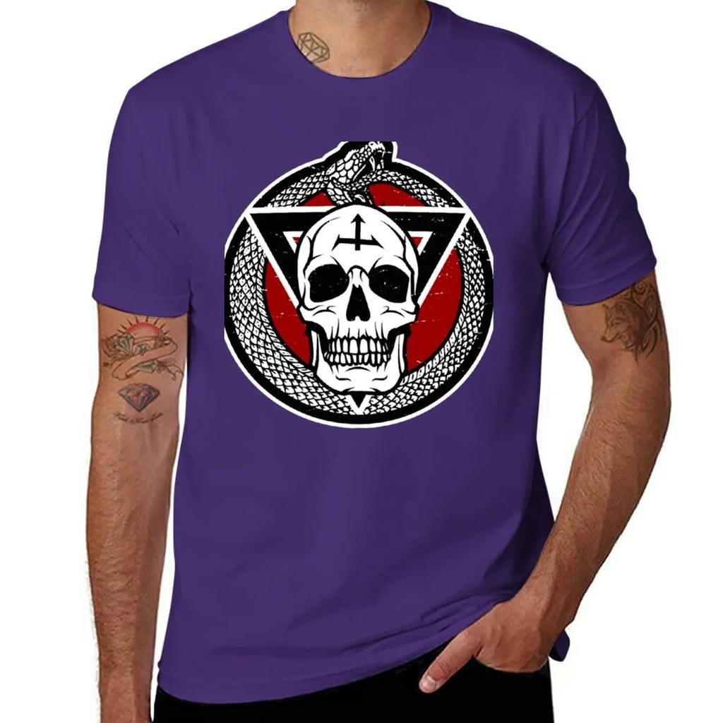The Forever Purge Distressed Emblem T-Shirt Vintage Customs Design Your Own T Shirts for Men Cotton
