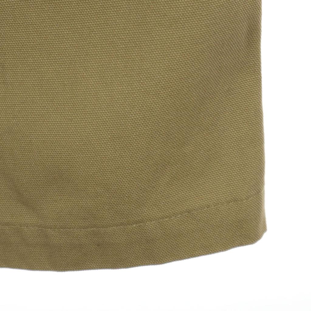 UNIVERSAL OVERALL Cotton Long Length Front Zip Skirt Overalls M Beige Women Used