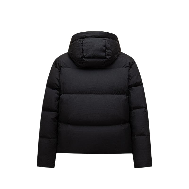 Anta X Kris Outdoor Series Solid Color Hooded Waterproof Jacket Women jackets Black 162616901G-3