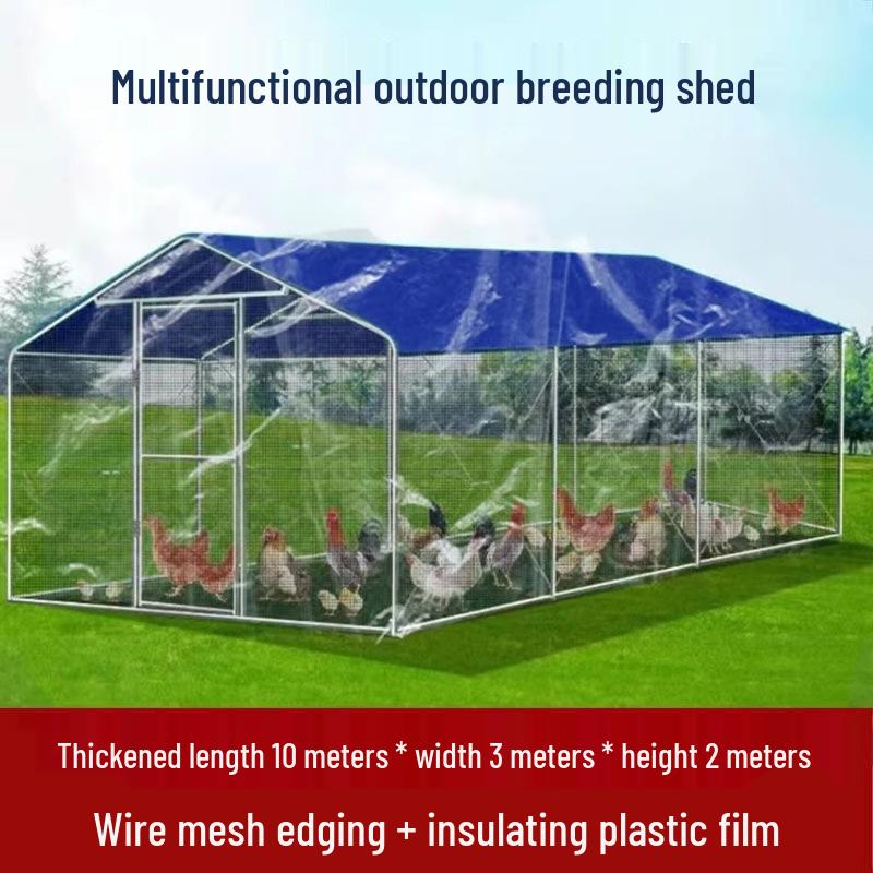 Rainproof Outdoor Poultry Shed: Multi-functional Coop for Chickens, Ducks, and Pigeons – Easy Home Assembly
