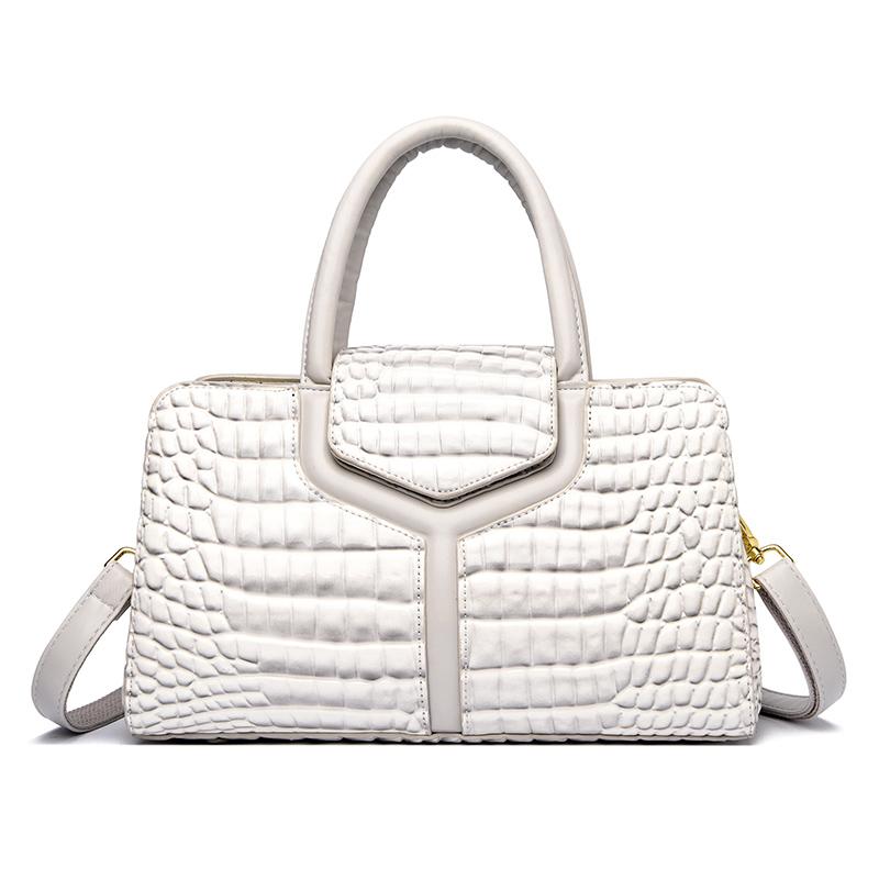 Luxury Crocodile PU Leather Bag for Women  Women's Shoulder Messenger Bag  Large Capacity Casual Bag