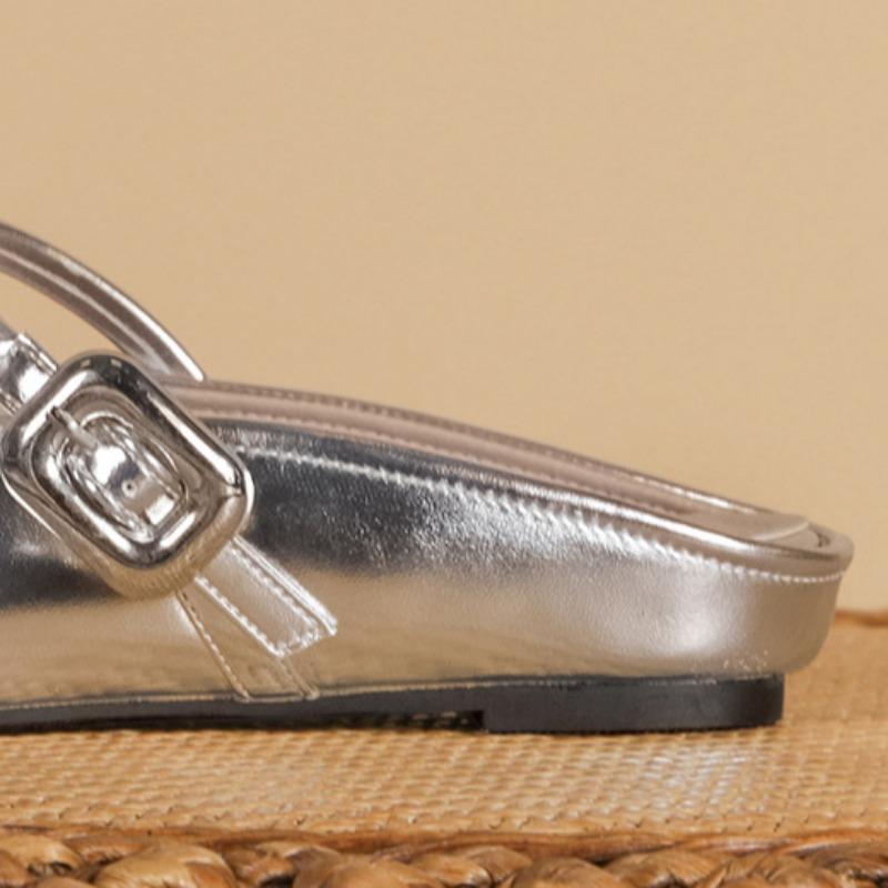 Nuove pantofole estive alla moda con punta chiusa, scarpe da donna sexy e versatili, suole morbide, scarpe non stancanti