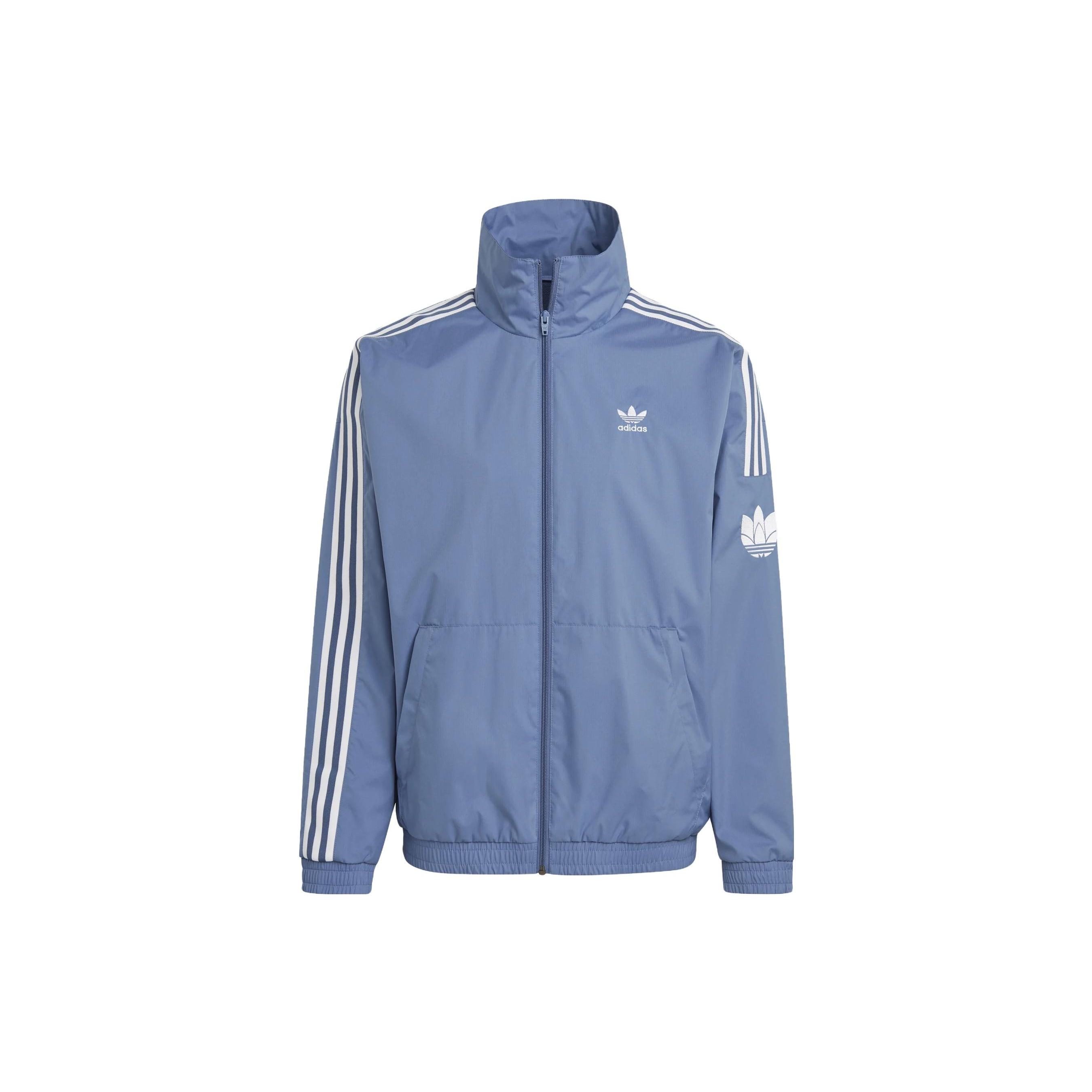 adidas Adicolor 3D Trefoil 3-Stripes Track Jacket  Blue White  Men s GN3536 XL