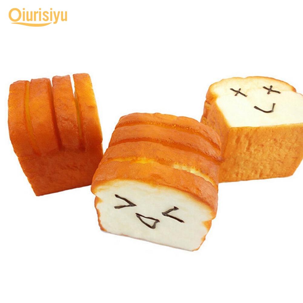 Toast Bread Expression Card Cellphone Holder Hand Pillow