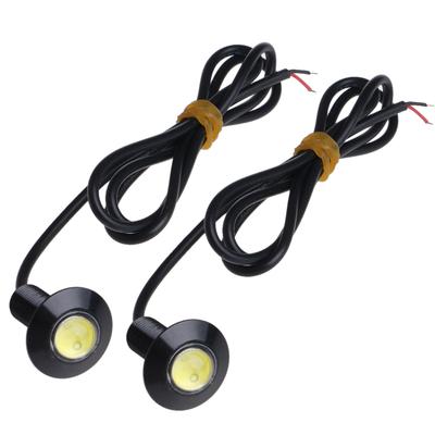 2 Stück Dünn 23mm 12V Auto LED DRL Tagfahrlicht Augenlampe