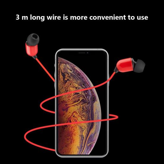 3-Meter 3.5mm Plug In-Ear Wired Earphone Broadcast Live Headset with/without Mic