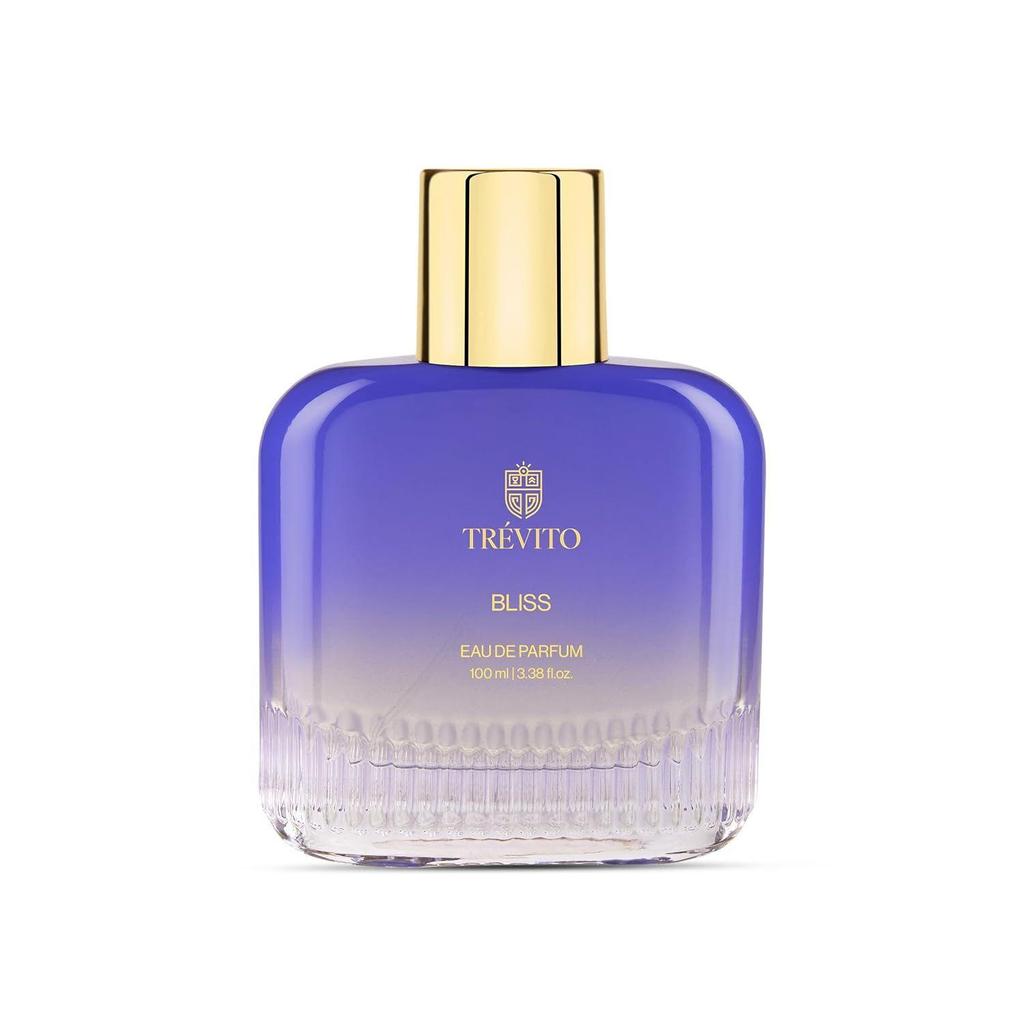 TRÉVITO Bliss Luxus Parfüm für Damen 100ml | Premium Langanhaltendes Eau de Parfum | Ambery Fougere Duft