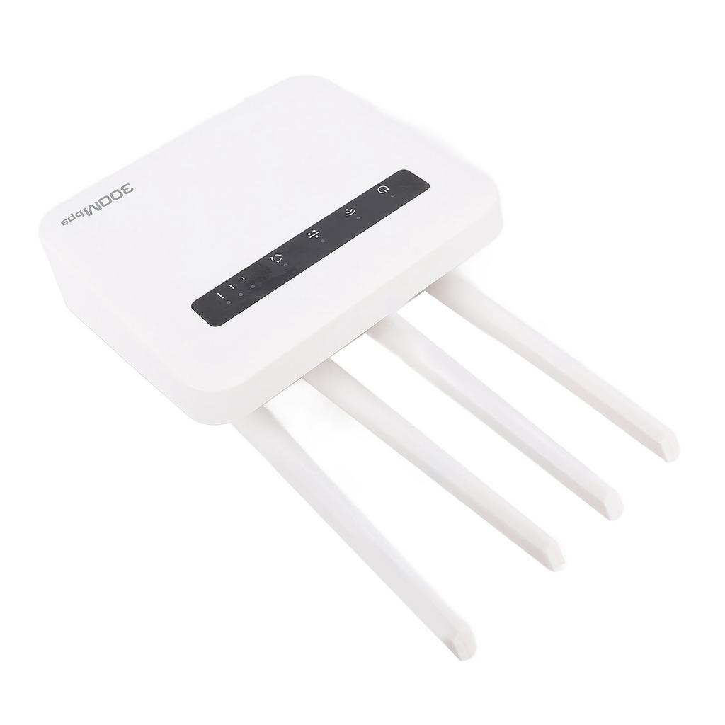4G LTE Wireless Router with SIM Card Slot Dual Band Unlocked 300Mbps WiFi Hotspot Router 4 Antennas for B1 B3 B7 B8 B20