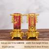 Smokeless Crystal Candle for Buddha Offerings, Housewarming, or New Year Celebrations - Windproof Red Butter Lamp