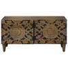 Coffee Table Brown 80 X 50 X 40 Cm Solid Mango Wood