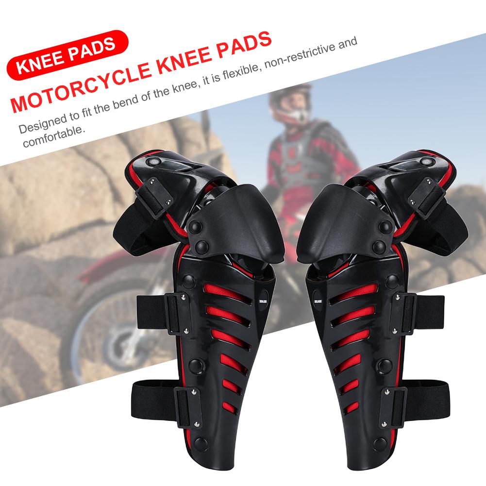 Motocross Knee Pads PE Off-Road Knee Protector Breathable Motorbike Knee Guard Soft Motorcycle Knee Protector for Cycling Racing