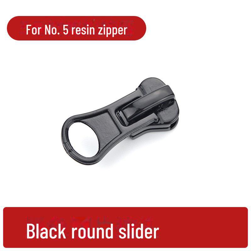 

Черная смоляная молния с толстым металлическим бегунком, размеры 3, 5 и 8 для одежды