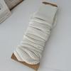 Soft Skin-Friendly Sweat-absorbent Knitted Leg Warmers White Leg Guards Korean Ins Style Foot Covers College JK Slouch Socks