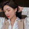 Luxury-lite Cat's Eye Stone Earrings - Unique Design, Exquisite Ear Studs, High-end Style