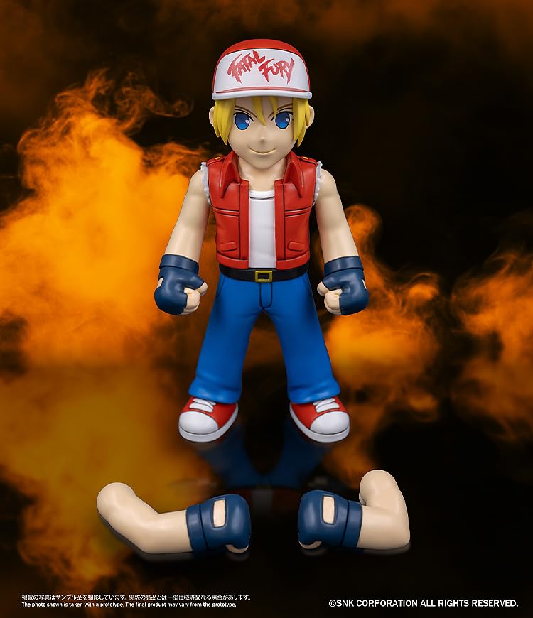 EMBER TOYS THE KING OF FIGHTERS R 2 Chibi Creature Terry Bogard Painted Soft Vinyl Figure Non-Scale