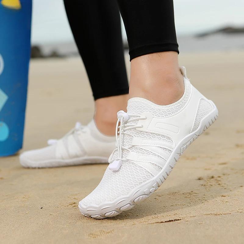 Herren Damen Schnelltrocknende Wasserschuhe Leichte Atmungsaktive Barfuß Strand Watschel-Sneaker zum Schwimmen Surfen Kajakfahren