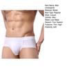 Men Underpants Low Waist Solid Color Thin U Covex Soft Breathable High Elastic Anti-septic Quick Dry No Constraint Pouch Men Briefs Male Underwear