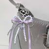Bowknot Key Ornament Delicate Ribbon Keychain Pendant Aesthetic Key Holder Perfect for Adding a Touch of Elegances