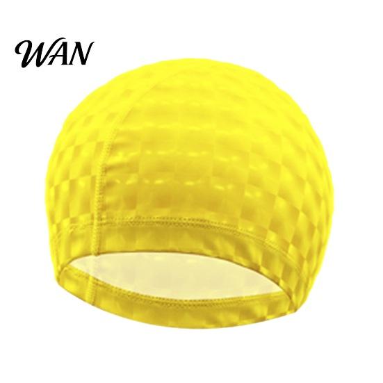 Adults Swimming Cap Water Resistant Swim Cap, Short Long Hair Hat, Non-slip Stretchable Men Women Bathing for Pool, Beach, Lake Comfortable